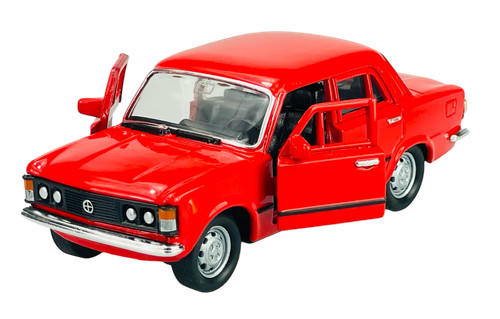 Welly fiat 125p red 34 - red, 1:34
