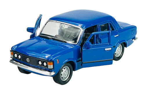 Welly fiat 125p blue 34 - blue, 1:34