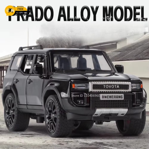 Alloy prado suv car - 1:32,
