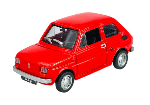 Fiat 126p maluch red - "maluch", 1:43