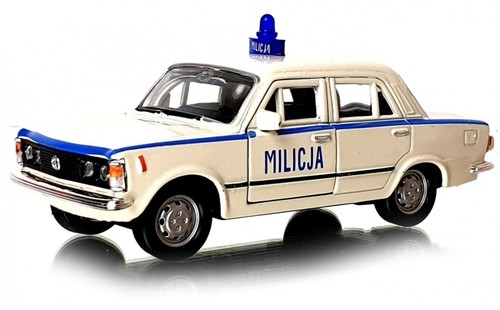 Fiat 125p police - polish, car