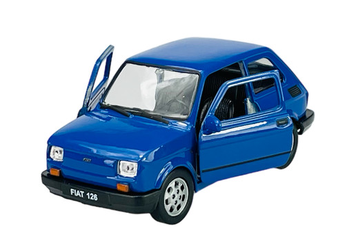 Welly fiat 126p maluch - 126p, blue
