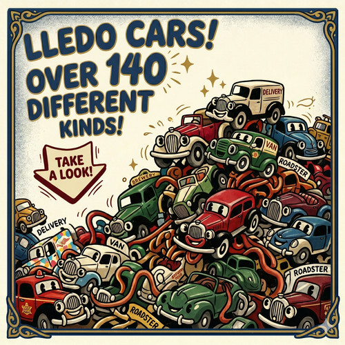 Vintage lledo cars 140 kinds - vintage,